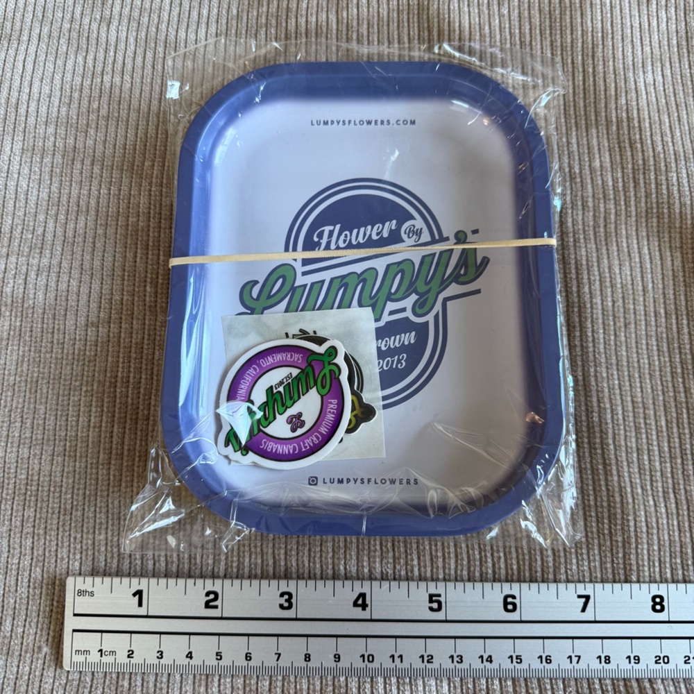 Lumpy’s Flowers Metal Cannabis Rolling Tray NEW - Picture 8 of 11